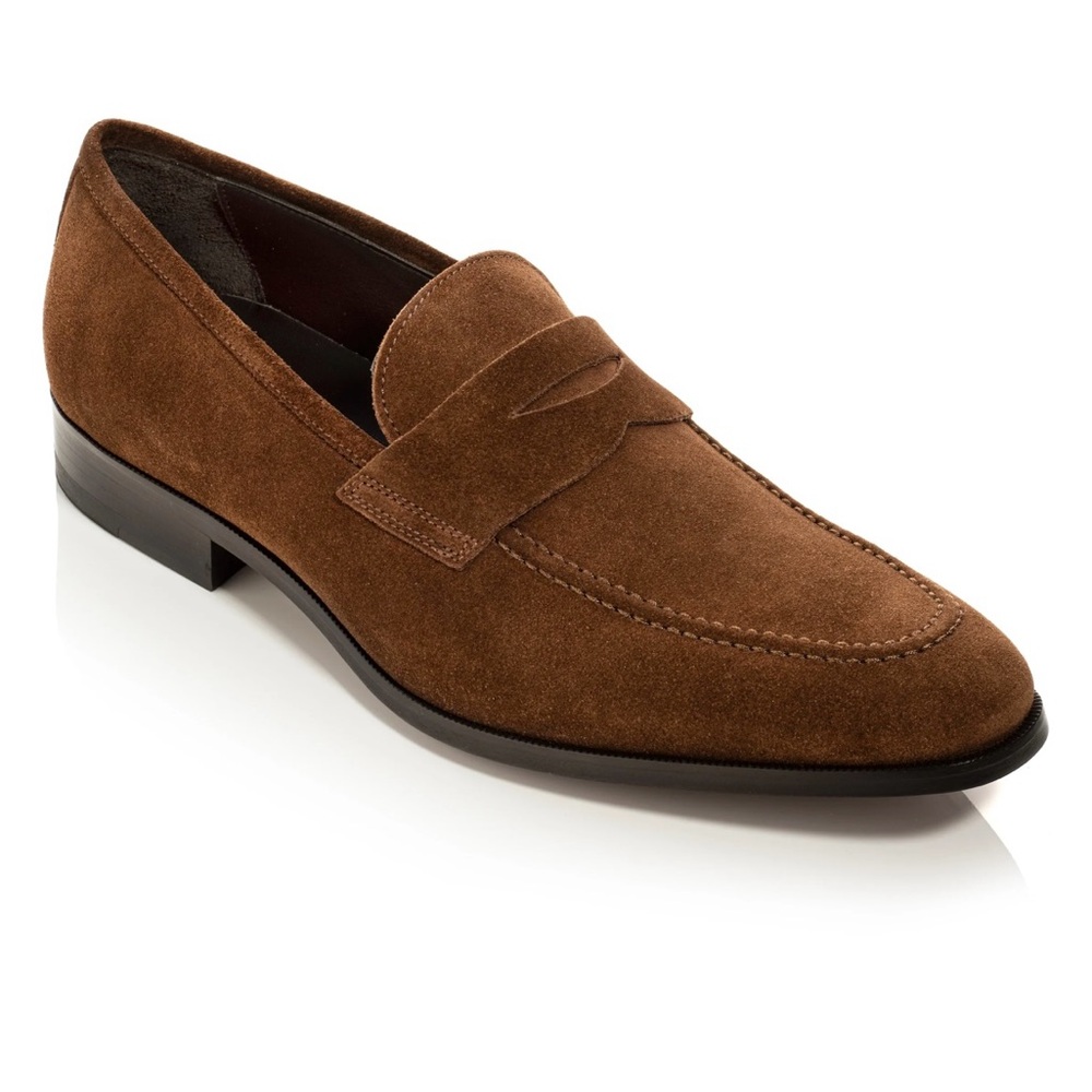 Tesoro Mid Brown Suede Slip On